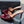 Alaia 2025 Oeillets Embellished Leather Sandals Ruby Red Lambskin 299666