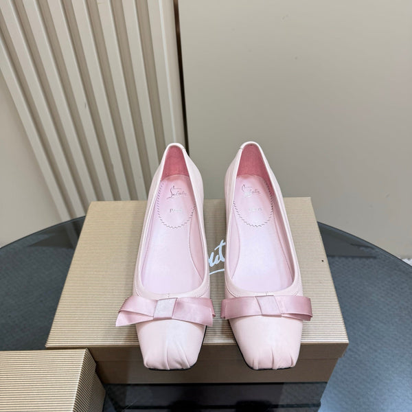 CL Ballet Shoes Pink Nappa Lambskin 299719