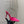 CL Mules Dark Pink 8.5cm Original Material 299876