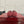 GC 25 Horsebit Ballet Flat Dark Red Monogram Suede