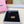 BLACK SCRUNCHIE SPANDEX FABRIC GOLD LOGO 167002
