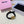 BLACK SCRUNCHIE SPANDEX FABRIC GOLD LOGO 167002