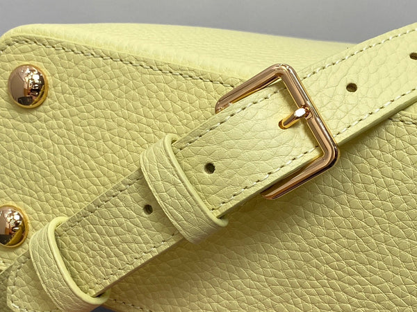 CAPUCINES BB 27 GIALLO TAURILLON ORO HARDWARE