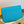 LV x TM Portfolio Claire Blue Gold Leather 329917