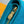 LV x TM Portfolio Claire Blue Gold Leather 329917