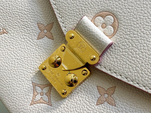 LV Pochette Métis 25cm Cream Grained Calfskin