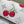 Ivy LV x TM Bag 23.5cm White Red Canvas Cowhide 335272