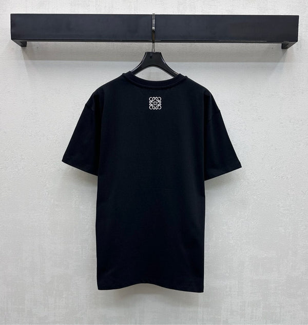 Loewe Printed T-shirt Black Cotton-blend Jersey 341850