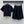 Miu PE26 Ensemble Chemise à Col Festonné Jupe Trapèze Coton Lin Noir 351921