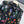 GG SS26 Flora Printed Collared Shirt Black Multicolor Silk 351779