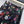 GG SS26 Flora Printed Pleated Midi Skirt Black Multicolor Silk 351778