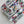 GG SS26 Flora Printed Pleated Midi Skirt White Multicolor Silk 351787