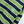 T-shirt Prada à col rond, rayé, couleur bloquée, bleu vert fougère, coton 350365