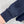 Polo surdimensionné en piqué Miu SS26, coton bleu marine 350370