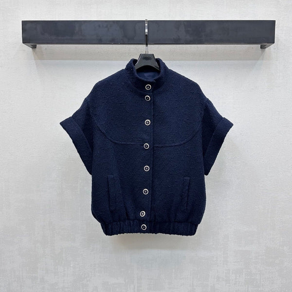 Veste CC Manches courtes Coton bleu marine 350255