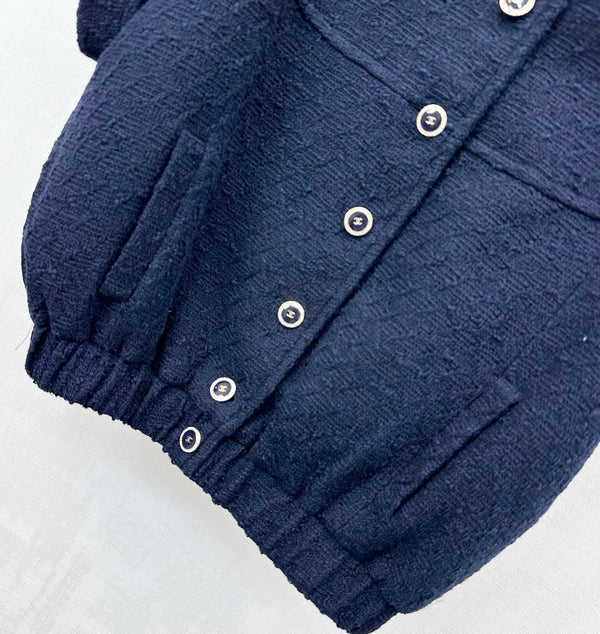 Veste CC Manches courtes Coton bleu marine 350255