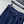 Pantalon large CC en coton et lyocell bleu marine 350200