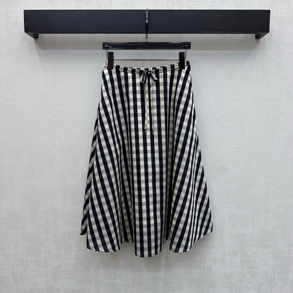 CD 26s Midi Skirt Black White Tencel 363955