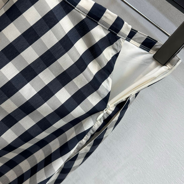 CD 26s Midi Skirt Black White Tencel 363955