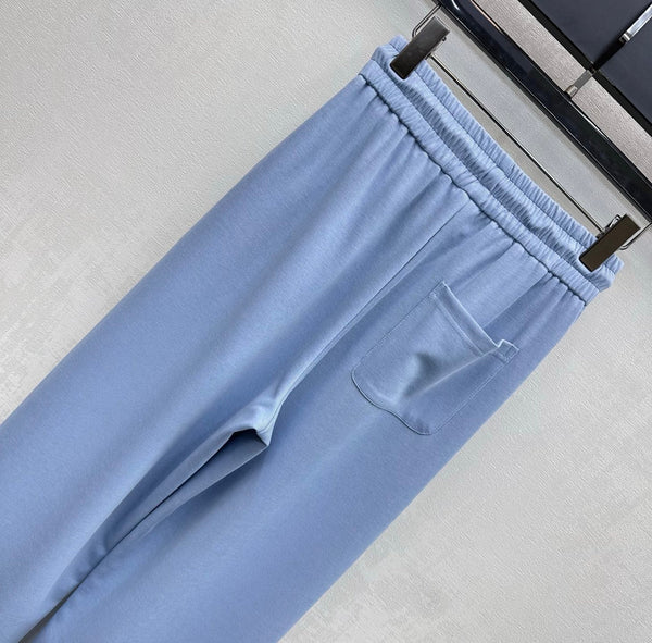 CC 2026 Pantalon droit Bleu Tencel Coton 366977