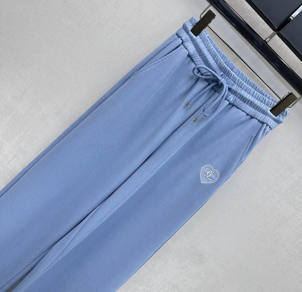 CC 2026 Pantalon droit Bleu Tencel Coton 366977