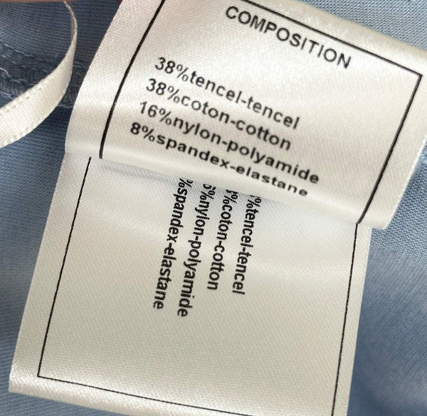 CC 2026 Pantalon droit Bleu Tencel Coton 366977