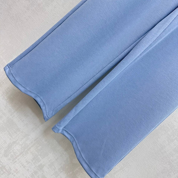CC 2026 Pantalon droit Bleu Tencel Coton 366977