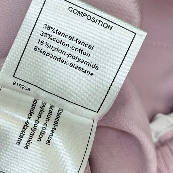 CC 2026 Pantalon droit Rose Tencel Coton 366979