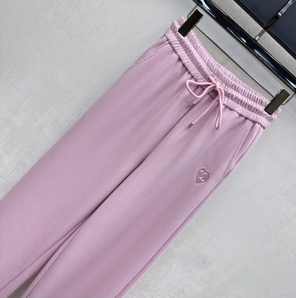 CC 2026 Pantalon droit Rose Tencel Coton 366979