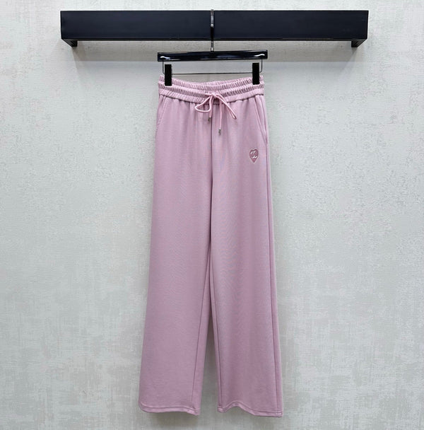 CC 2026 Pantalon droit Rose Tencel Coton 366979