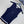CC Striped Knit Vest Navy Blue Wool Nylon 378302