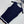 CC Striped Knit Vest Navy Blue Wool Nylon 378302