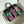 BIRKIN 25 BAG IN BLACK CALFSKIN WITH COLORFUL STICKER (MADE - TO - ODER)