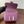 CONSTANCE 18 PURPLE OSTRICH SILVER HARDWARE