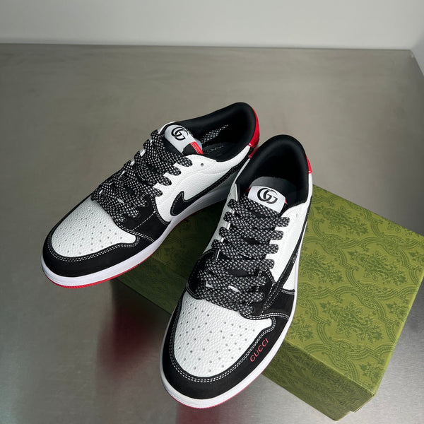 GGx Nike Men's Sneaker Black White Cowhide 585801