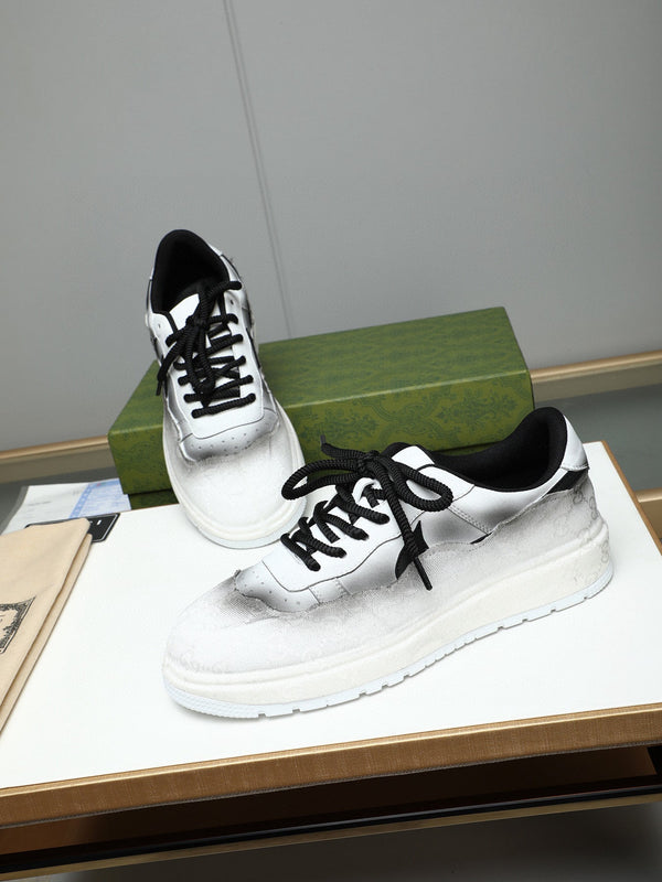 Sneaker da uomo GG Nero Bianco 587316