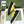 GG Men's Sneaker Black Yellow Cowhide 587318