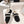 The Row 2025 Furry Shoe Black White Suede Wool 560592