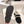 The Row 2025 Furry Shoe Black White Suede Wool 560592