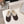 The Row 2025 Fur-lined Flat Shoe Dark Brown mix White Suede Wool 560506