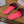 CD 26 Flat Sandals Pink Purple Canvas Cowhide 685062