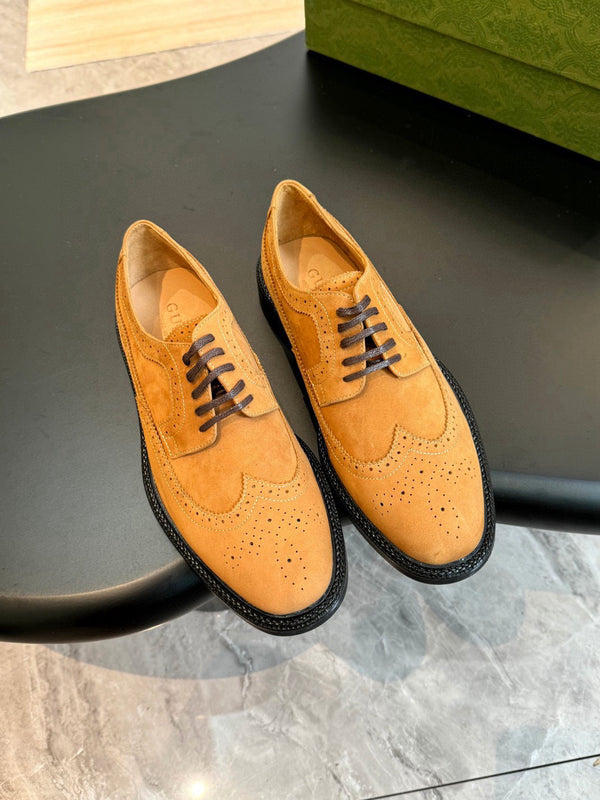 GG Men's Dress Shoe Light Brown Suede 559325