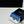 CC Evening Bag White Blue Acrylic