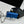 CC Evening Bag White Blue Acrylic