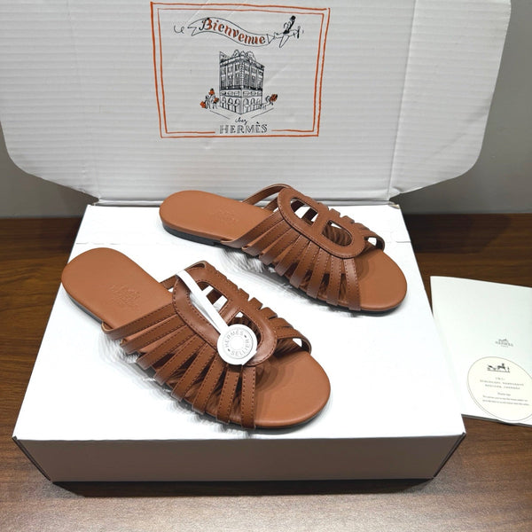 HM Noria Sandals Tan Leather 849473