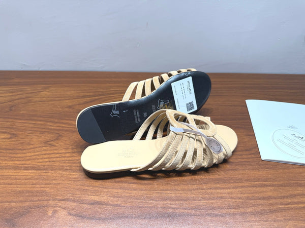 HM Noria Sandals Light Khaki Suede 849479