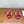 HM Noria Sandals Burugndy Colorful Suede 849480