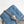 CC 24K Vanity 11cm Blue Denim Silver Hardware