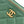 CC Vanity Case 17cm Jungle Green Leather Gold Hardware 238497