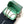 CC Vanity Case 17cm Jungle Green Leather Gold Hardware 238497